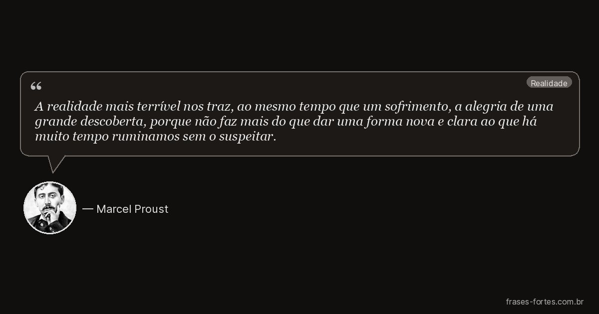 Frase de Marcel Proust
