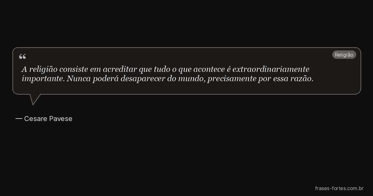 Frase de Cesare Pavese