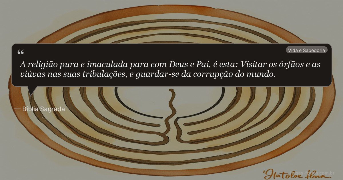 Frase de Bíblia Sagrada