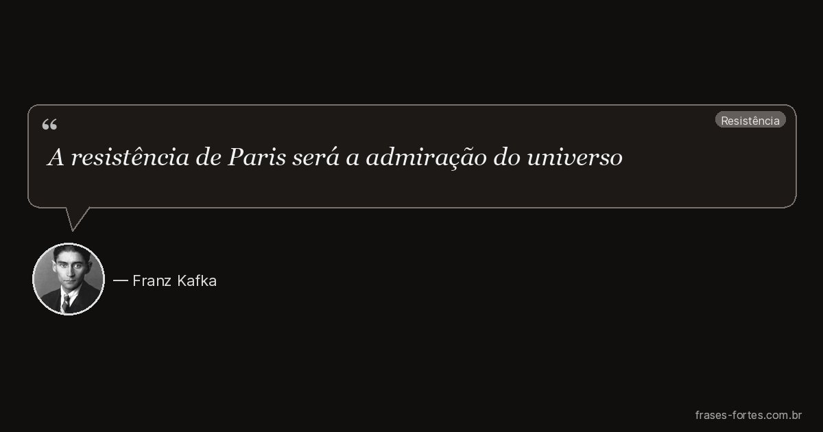 Frase de Franz Kafka