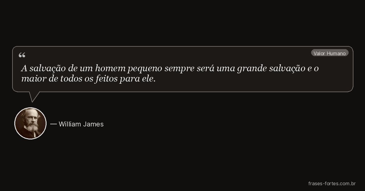 Frase de William James