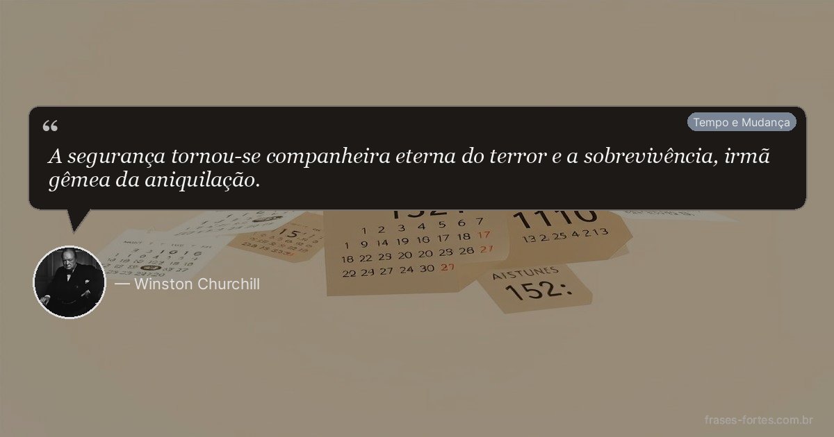 Frase de Winston Churchill