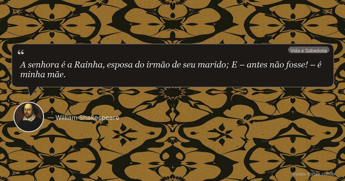 Frase de William Shakespeare