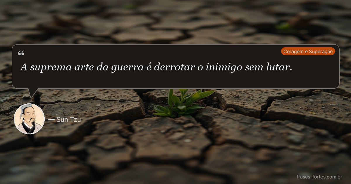 Frase de Sun Tzu