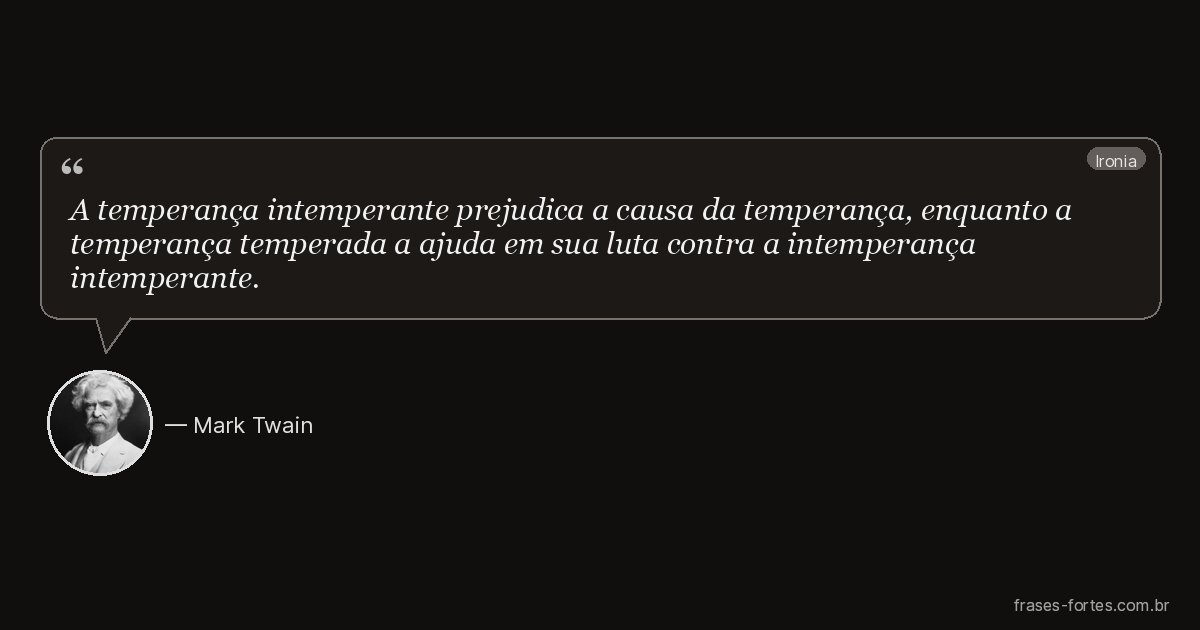 Frase de Mark Twain