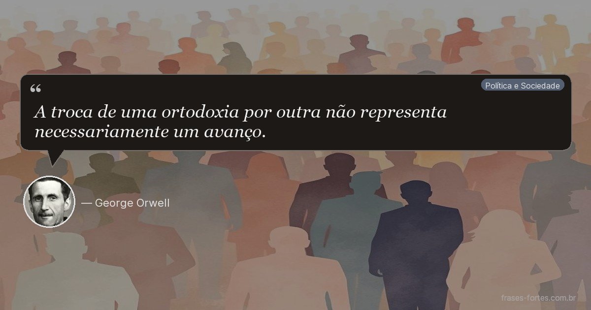 Frase de George Orwell