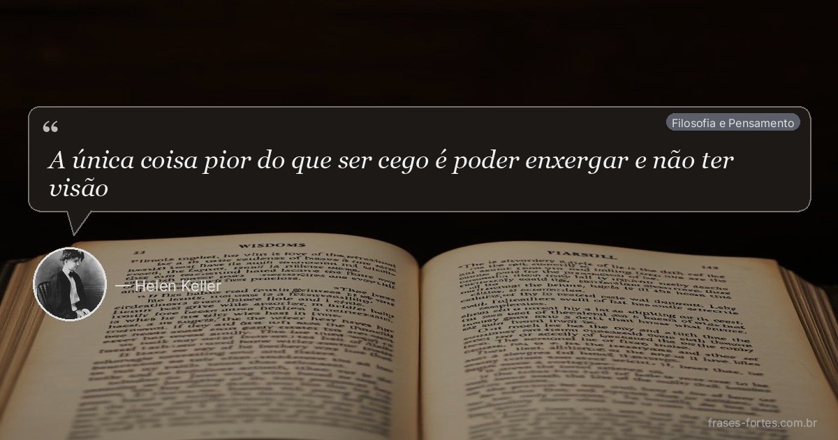 Frase de Helen Keller
