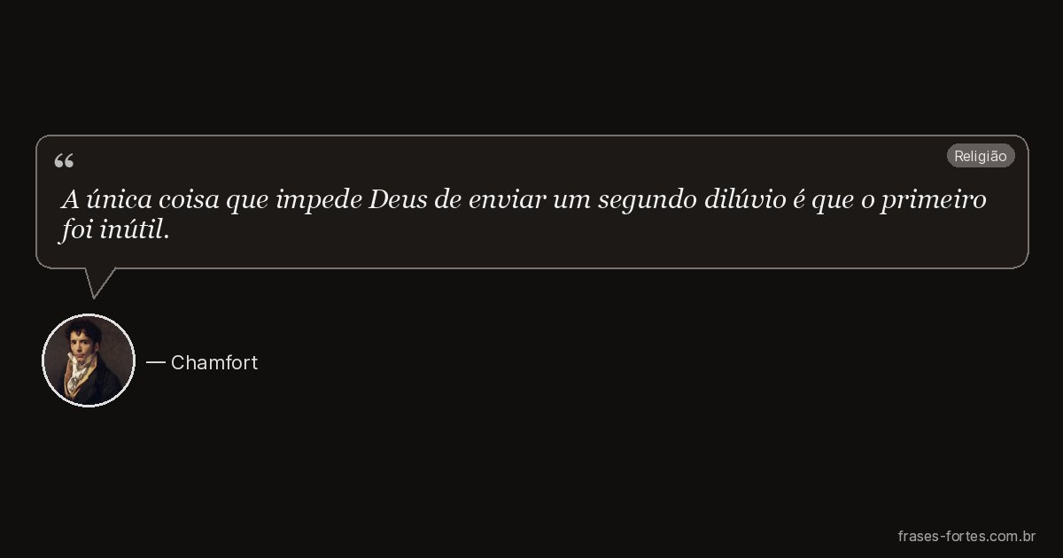 Frase de Chamfort
