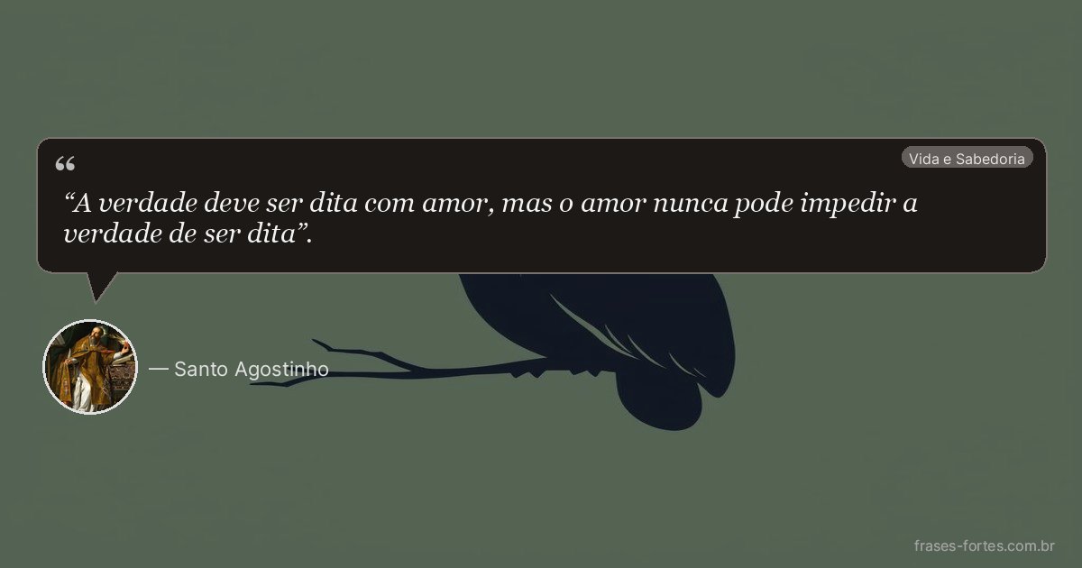 Frase de Santo Agostinho