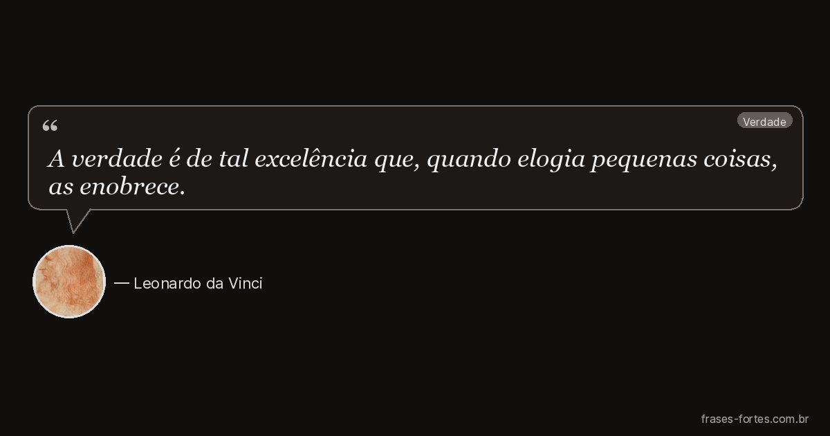 Frase de Leonardo da Vinci