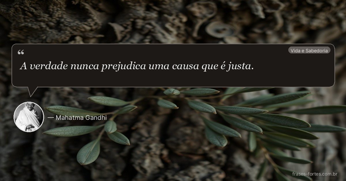 Frase de Mahatma Gandhi