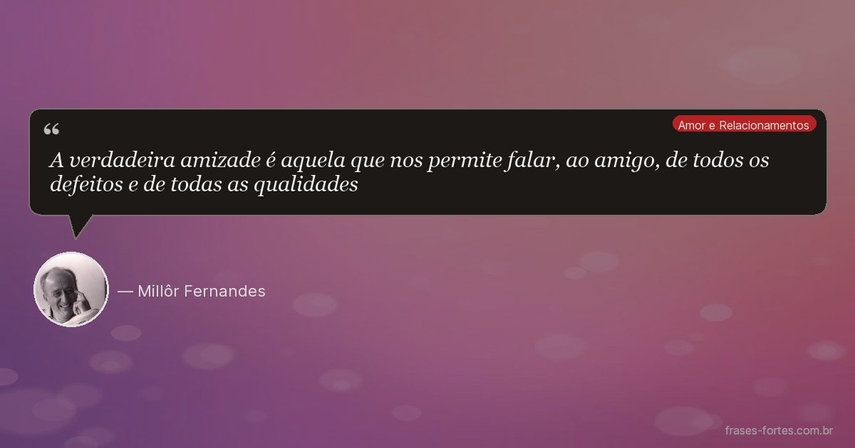 Frase de Millôr Fernandes