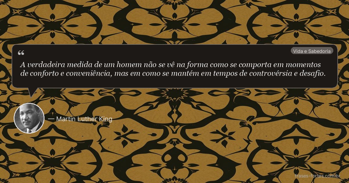 Frase de Martin Luther King