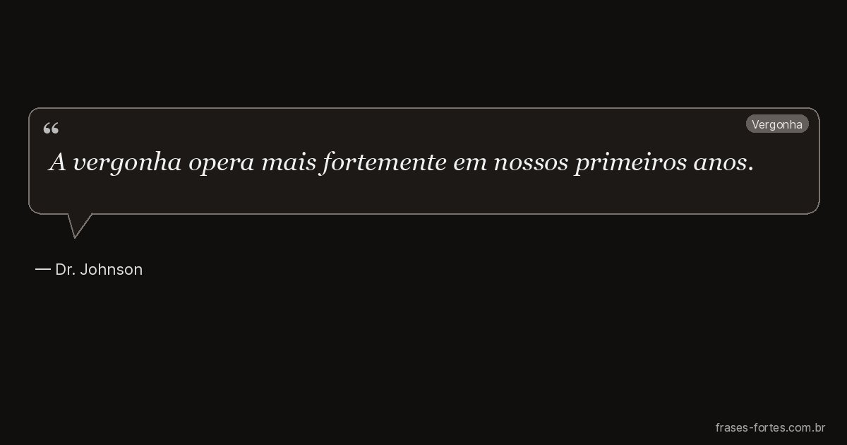 Frase de Dr. Johnson