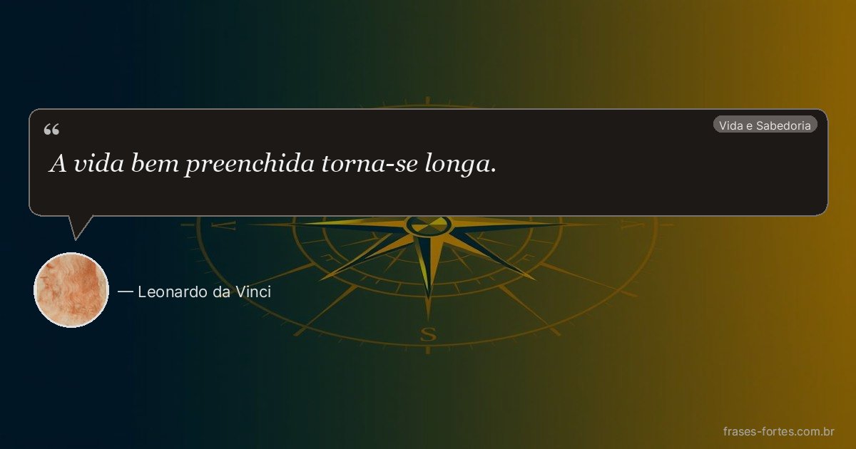 Frase de Leonardo da Vinci