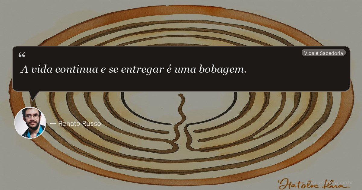 Frase de Renato Russo