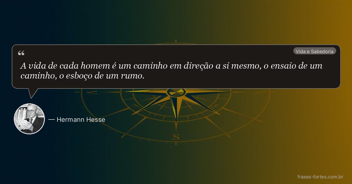 Frase de Hermann Hesse