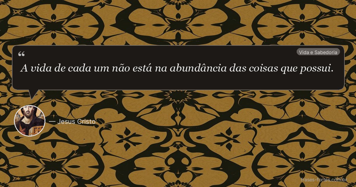 Frase de Jesus Cristo