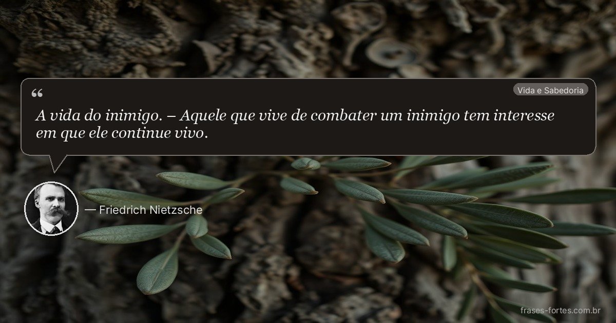 Frase de Friedrich Nietzsche