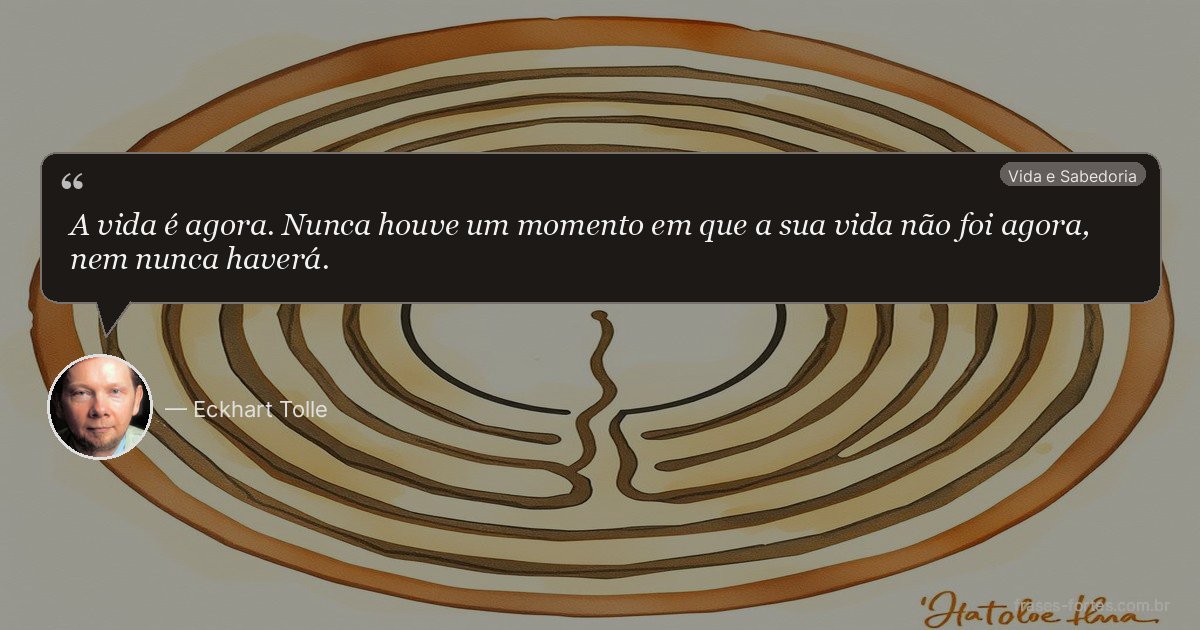 Frase de Eckhart Tolle