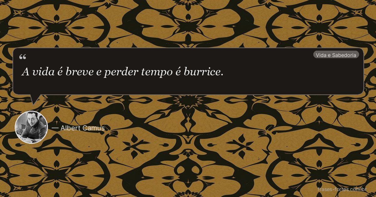 Frase de Albert Camus