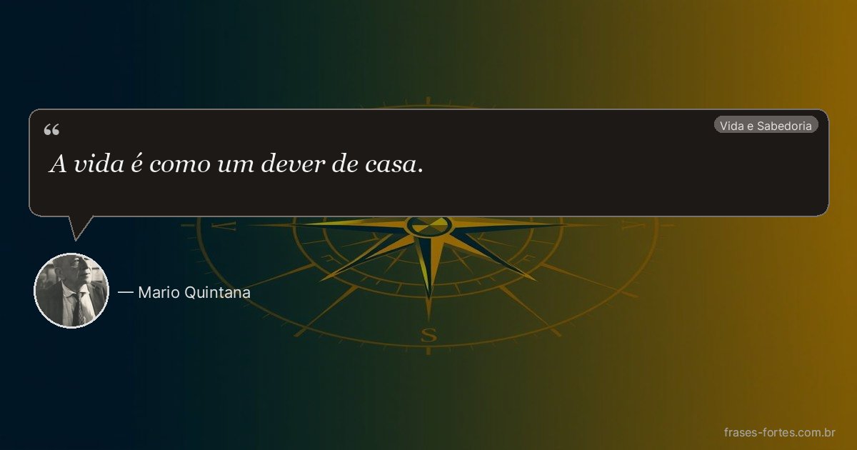 Frase de Mario Quintana