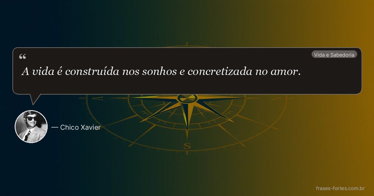 Frase de Chico Xavier