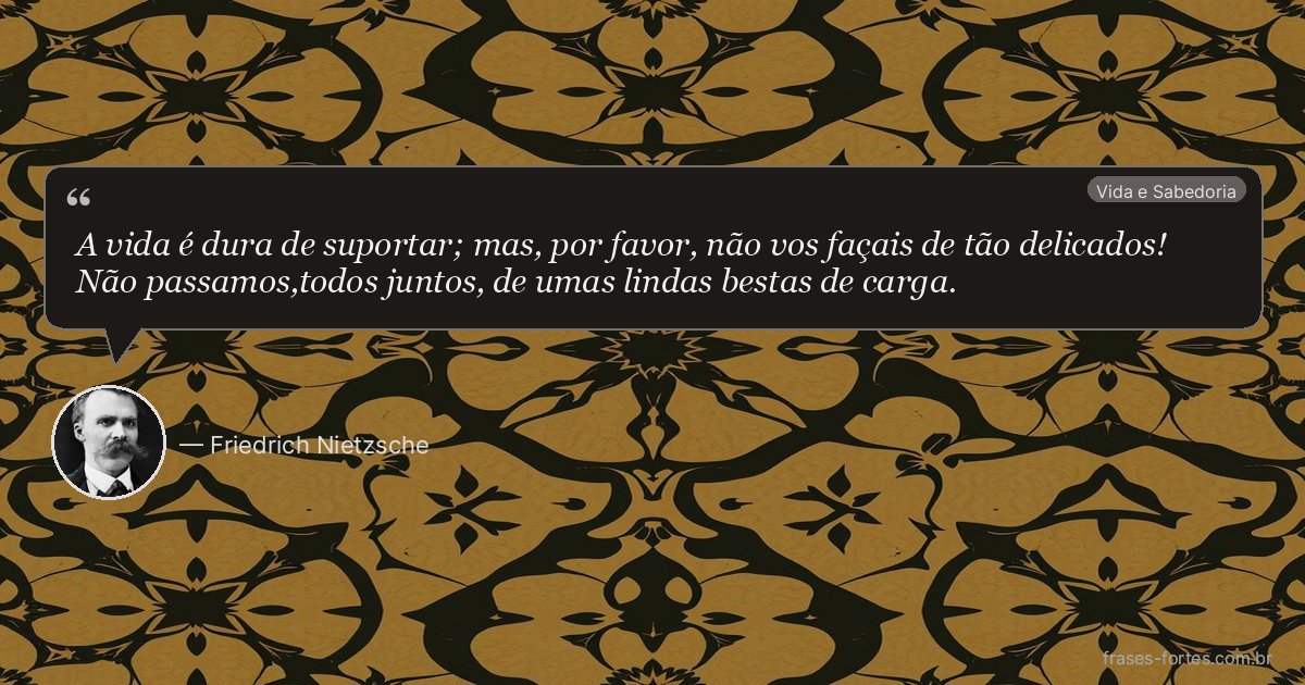 Frase de Friedrich Nietzsche