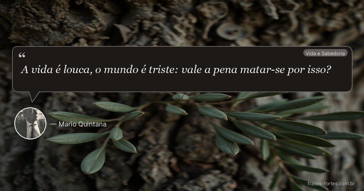 Frase de Mario Quintana