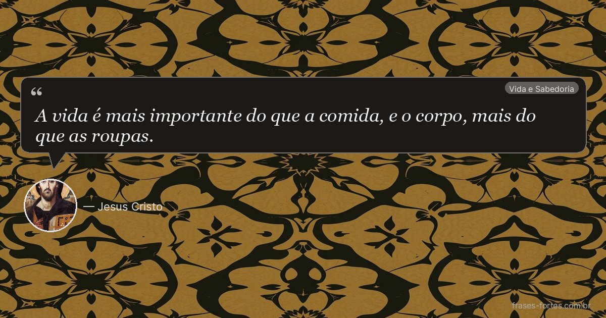 Frase de Jesus Cristo