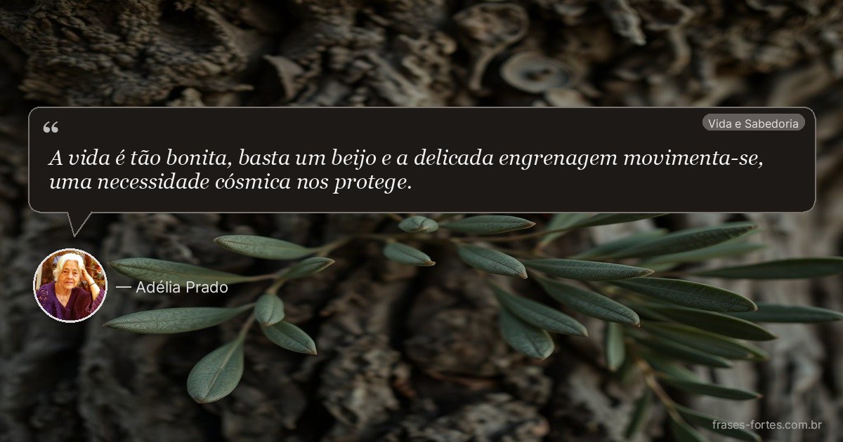 Frase de Adélia Prado