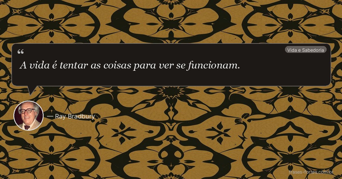 Frase de Ray Bradbury