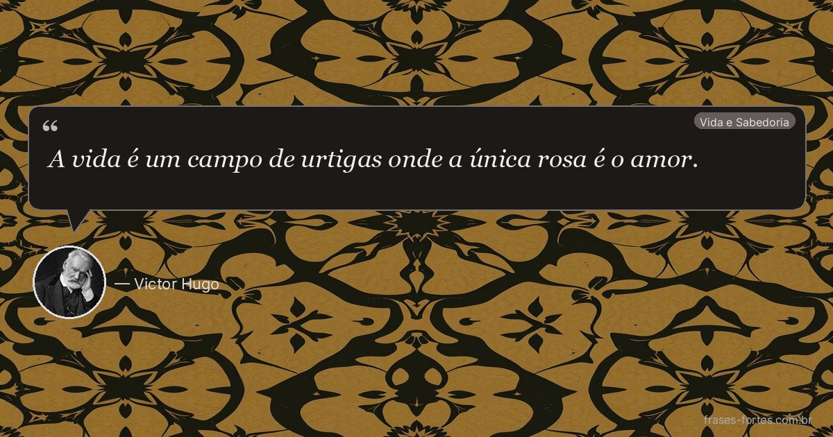 Frase de Victor Hugo