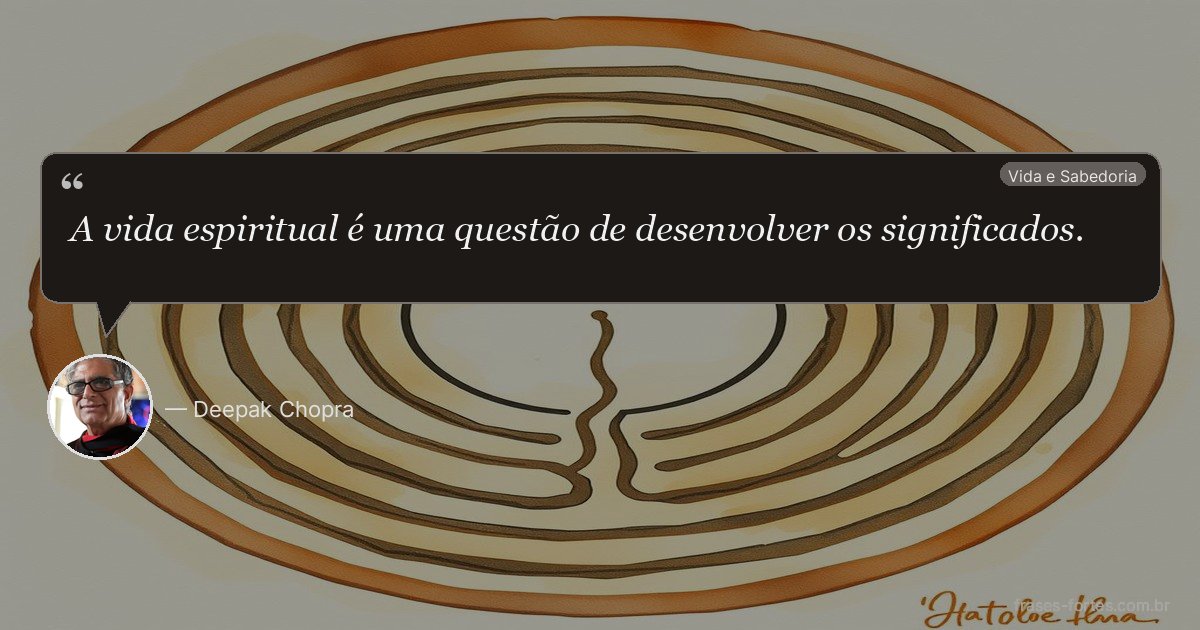 Frase de Deepak Chopra