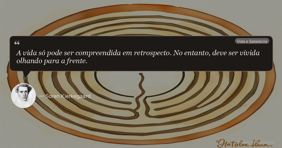 Frase de Soren Kierkegaard