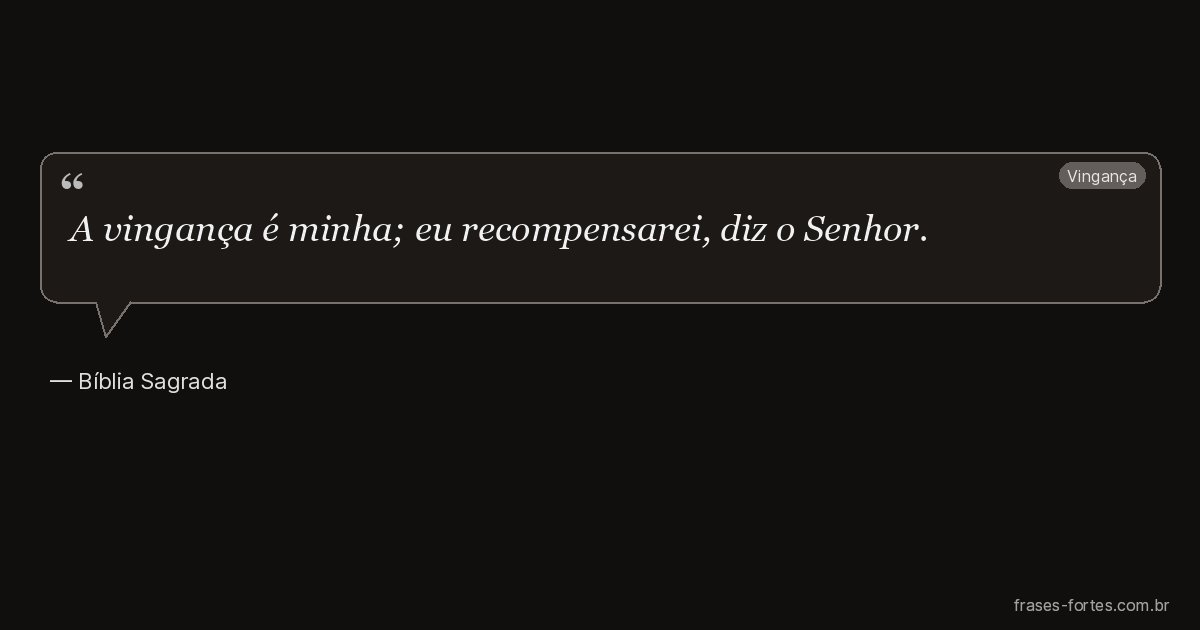 Frase de Bíblia Sagrada