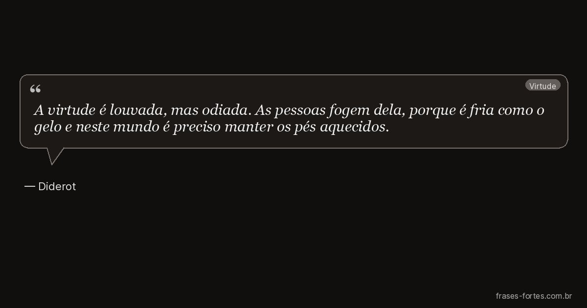 Frase de Diderot