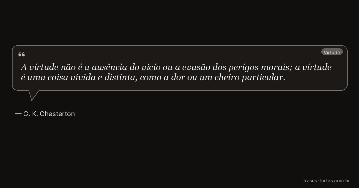 Frase de G. K. Chesterton