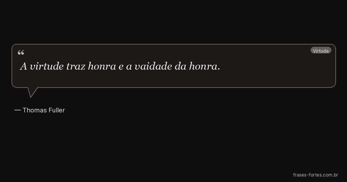 Frase de Thomas Fuller