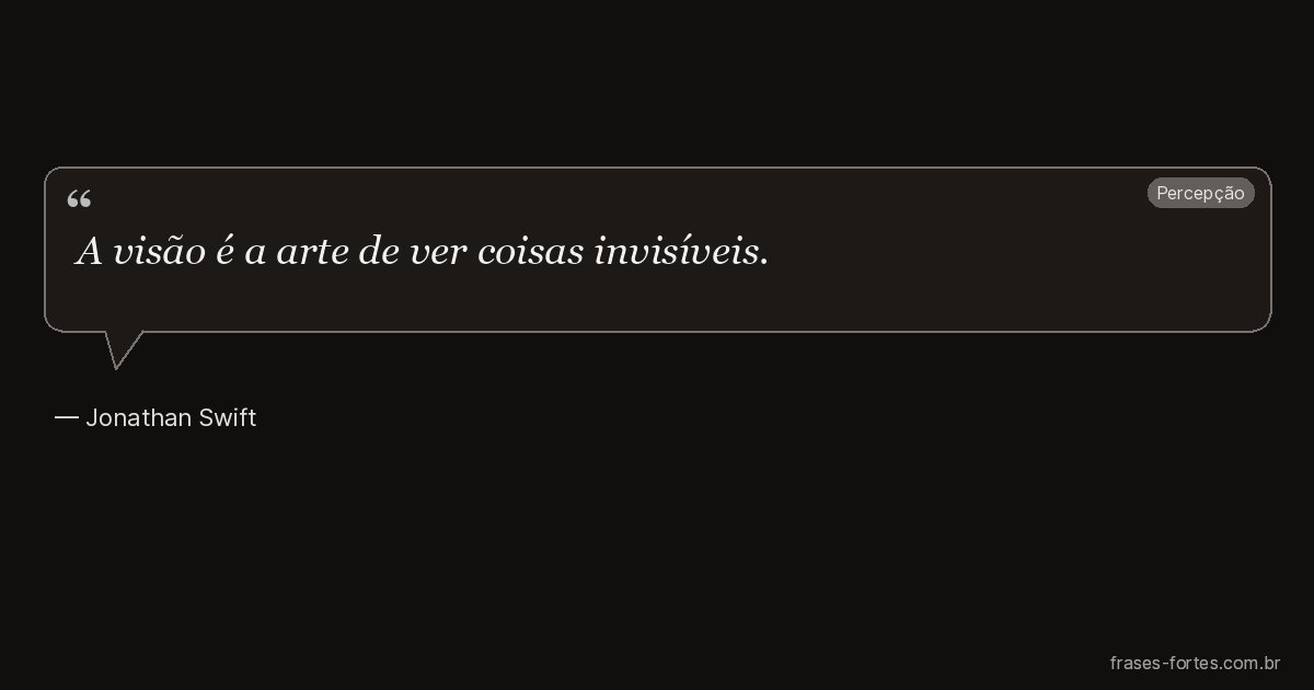 Frase de Jonathan Swift