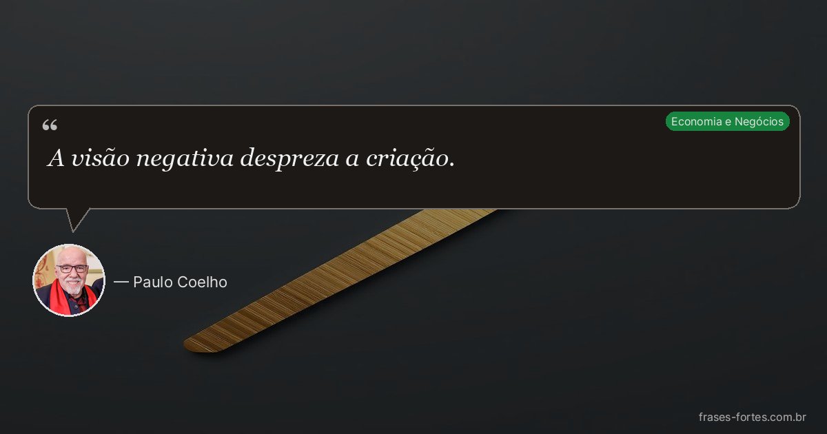 Frase de Paulo Coelho