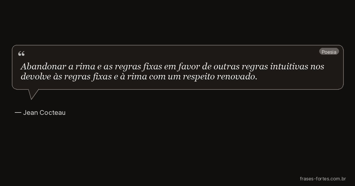 Frase de Jean Cocteau