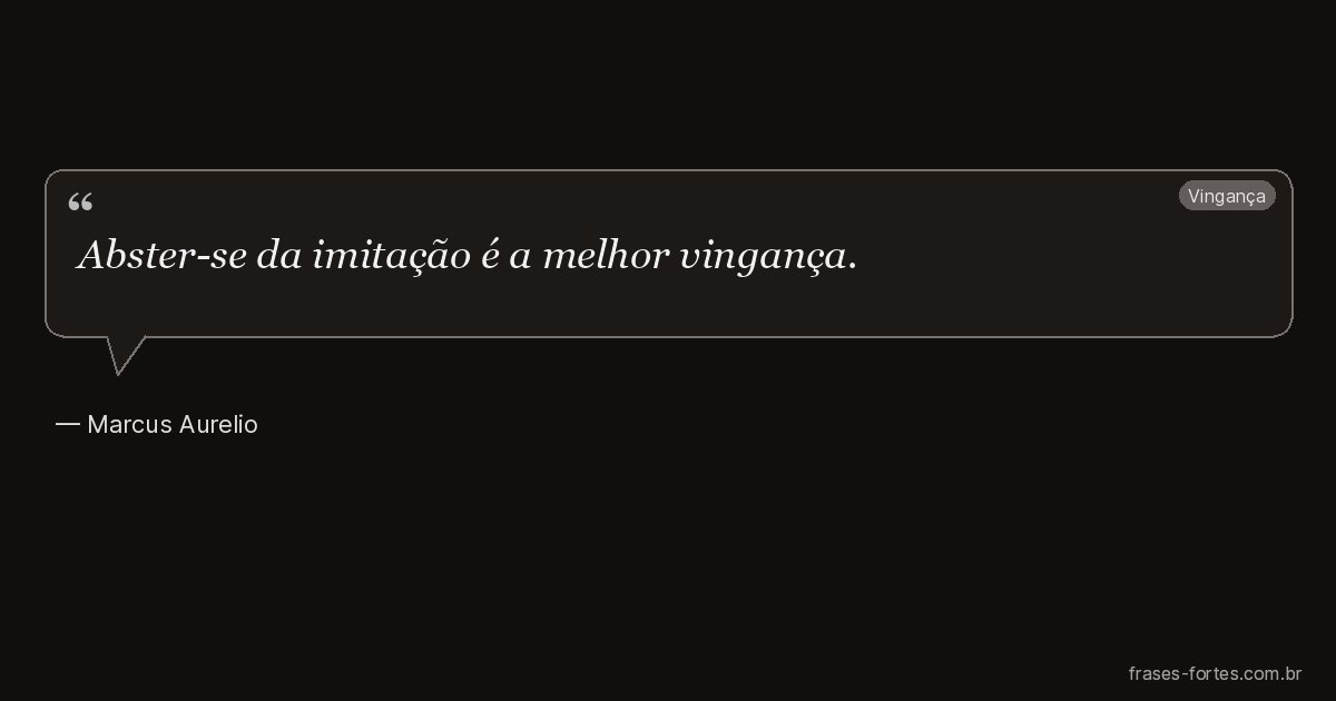 Frase de Marcus Aurelio