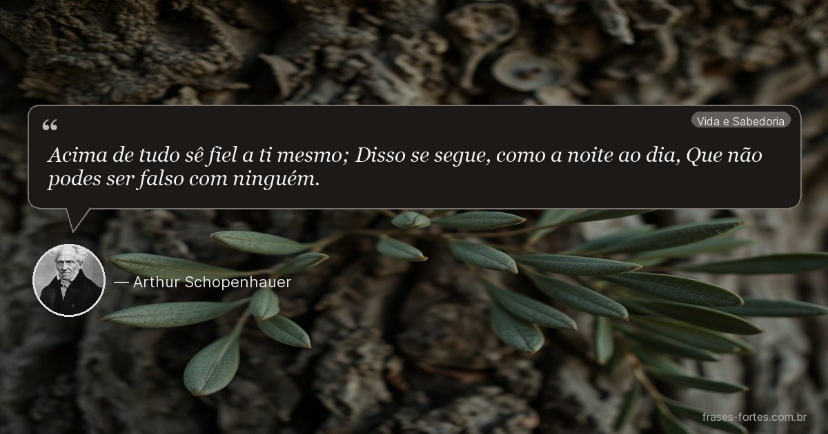 Frase de Arthur Schopenhauer