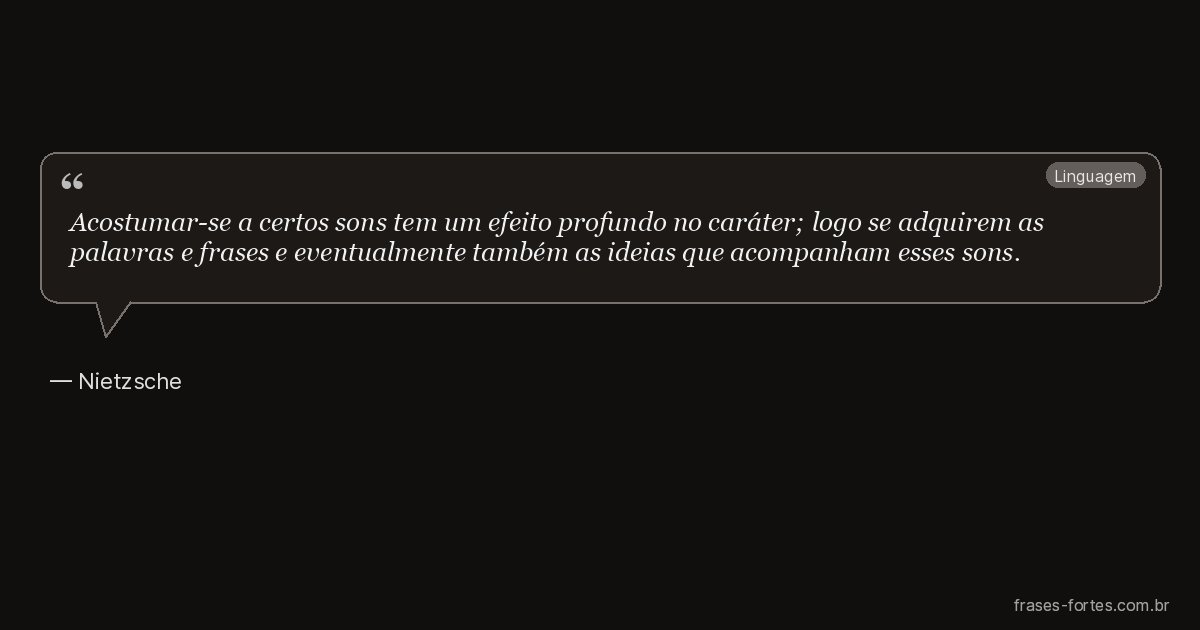 Frase de Nietzsche