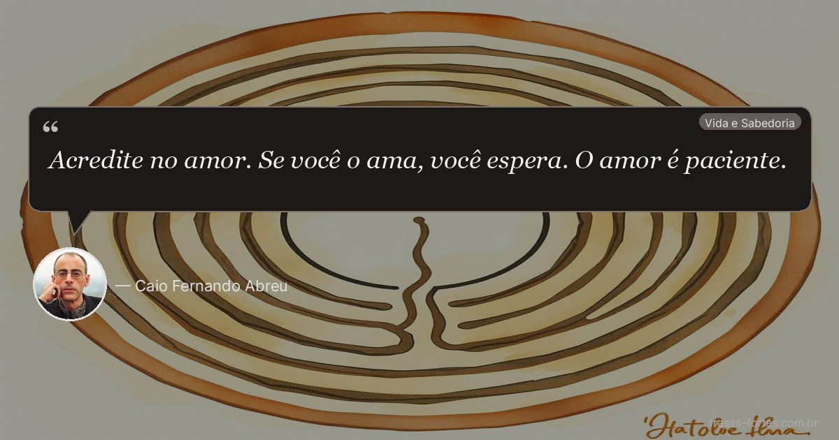Frase de Caio Fernando Abreu