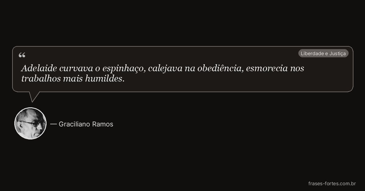 Frase de Graciliano Ramos