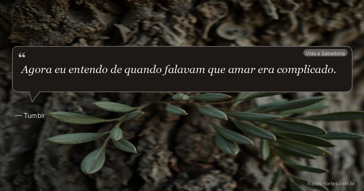 Frase de Tumblr