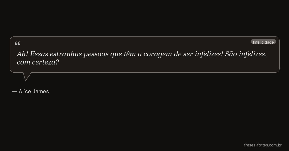 Frase de Alice James