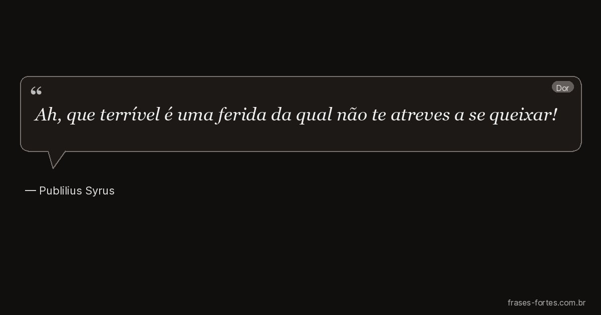 Frase de Publilius Syrus